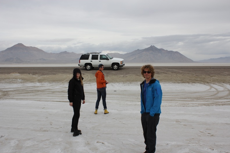 Team AMM picture from the Bonneville salt flats, UT. Courtesy of David